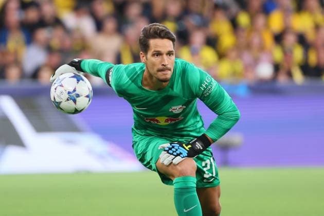 Bern RB Leipzig Champions League Bern, 19 09 2023, Wankdorf Stadion, Football , UEFA Champions League, Group G , Matchday 1, Young Boys Bern vs RB Leipzig , In picture goalkeeper Janis Blaswich 21, RB Leipzig , Photo intended for editorial use only , UEFA regulations prohibit any use of photographs as image sequences and or quasi video ,
