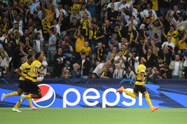 19 09 2023, Bern, Wankdorf, UEFA Champions League Young Boys Leipzig, 15 Meschack Elia Young Boys is delighted with his goal to 1 1 Bern Wankdorf Bern Switzerland Copyright: xJustPictures.ch ManuelxWinterbergerx jp-de-MaWi-19.09.23_MWI_7241