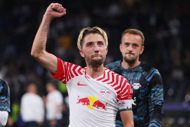 Bern RB Leipzig Champions League Bern, 19 09 2023, Wankdorf Stadium, Football , UEFA Champions League, Group G , Matchday 1, Young Boys Bern vs RB Leipzig , Pictured Kevin Kampl 44, RB Leipzig , Photo intended for editorial use only , UEFA regulations prohibit any use of photographs as image sequences and or quasi video ,