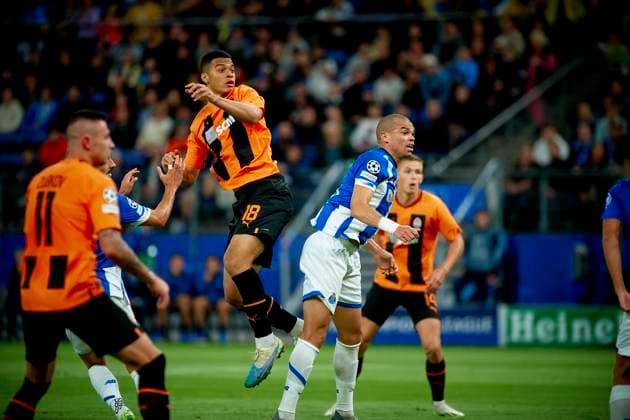 HAMBURG, GERMANY - 19 September, 2023: The football match of UEFA Champions League FC Shakhtar Donetsk vs FC Poro at VolksPark Stadion  Copyright: xVITALIIxKLIUIEVx