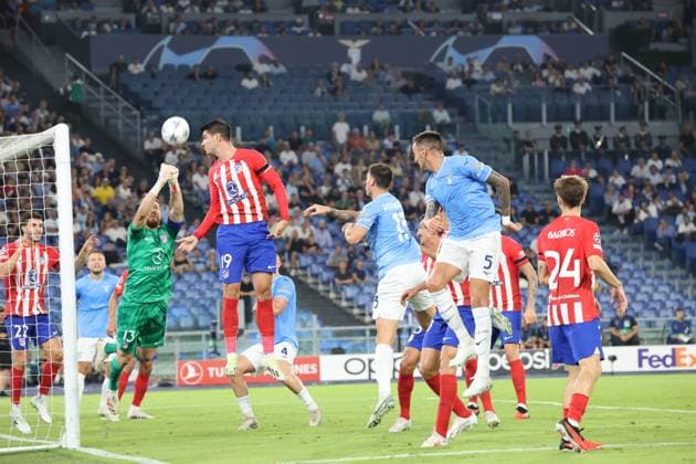 football match for the Champions League 2023 24 between Lazio vs Atletico Madrid 19 09 2023 Rome Olympic stadium football match valid for the Champions League 2023 24 between SS Lazio vs Atletico Madrid In the picture: Jan Oblak (Atletico de Madrid) Rome Olympic Stadium Lazio Italy Copyright: xFABIOxSASSOxFABIOxSASSOx 2L8A0953