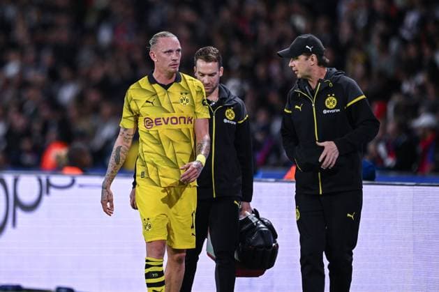 19 09 2023, Football, Champions League, 1 matchday, 2023 2024 season, Paris St Germain Borussia Dortmund, Marius Wolf Borussia Dortmund must be replaced xRHR PHOTO TKx Copyright: RHR-FOTOx RHR-FOTO TK