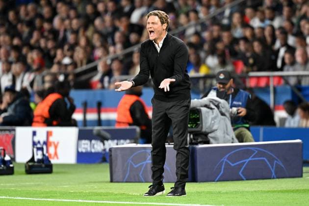 Paris, Parc des Princes, 19 09 23, GER, Men, UEFA Champions League, 2023 2024 season, Paris Saint Germain Borussia Dortmund picture coach Edin TERZIC Dortmund Only for editorial use UEFA regulations prohibit any use of photographs as image sequences and or quasi video France