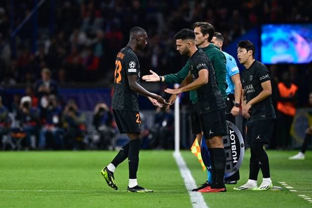 Randal Kolo Muani ( 23 - PSG ) - Asensio Marco ( 11 - PSG ) - FOOTBALL : Paris Saint Germain vs Borussia Dortmund - Ligue des Champions - 19 09 2023 FedericoPestellini Panoramic 