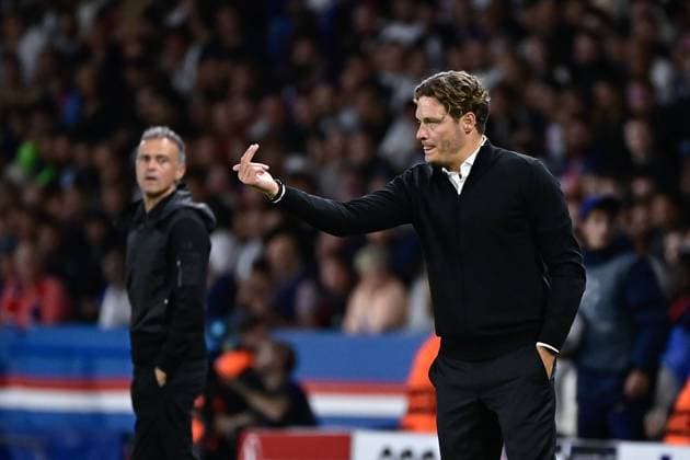 Sport Bilder des Tages Edin Terzic ( entraineur Borussia Dortmund ) - Luis Enrique ( entraineur PSG ) - FOOTBALL : Paris Saint Germain vs Borussia Dortmund - Ligue des Champions - 19 09 2023 FedericoPestellini Panoramic 