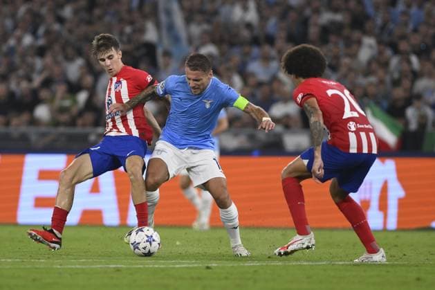 Ciro Immobile of S.S. Lazio during the 1st day of the UEFA Champions League Group E between S.S. Lazio - Club Atletico De Madrid on September 19, 2023 at the Olympic Stadium in Rome, Italy.  Copyright: xDomenicoxCippitelli IPAxSportx x xx IPA_40421551 IPA_IPA40421551