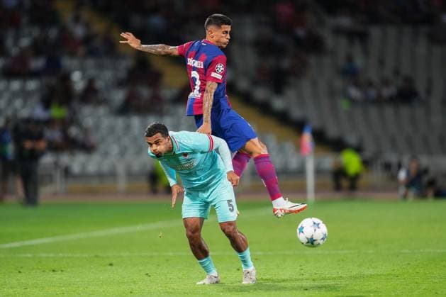 Editorial use only FC Barcelona, Barca v Royal Antwerp FC, UEFA Champions League match, Group H, date 1. Football, Lluis Companys Stadium, Barcelona, Spain - 19 Sept 2023 Editorial use only  Copyright: xBaguxBlanco Shutterstockx 14110000v