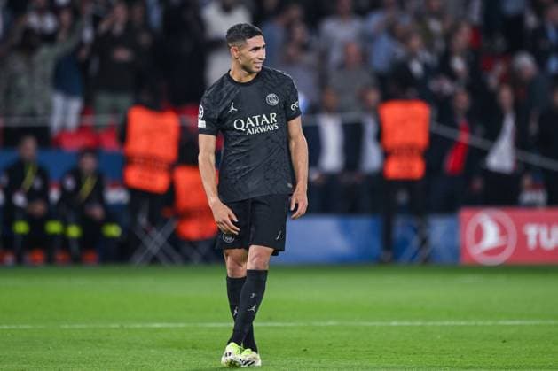 19 09 2023, Football, Champions League, 1 matchday, 2023 2024 season, Paris St Germain Borussia Dortmund, Achraf Hakimi Paris St Germain xRHR PHOTO TKx Copyright: RHR-FOTOx RHR-FOTO TK