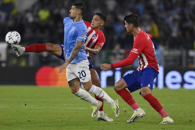 LIGUE DES CHAMPIONS Domenico Cippitelli IPA IPA Agency Maxppp - Mattia Zaccagni of S.S. Lazio during the 1st day of the UEFA Champions League Group E between S.S. Lazio - Club Atletico De Madrid on September 19, 2023 at the Olympic Stadium in Rome, Italy. Paris 09 19 2023 first match of Group F of the Champions League Rome ItalyItaly  Copyright: xIPAxAgency MaxpppxDomenicoxCippitelli IPAxSportx x IPA_IPA40420731 IPA_IPA40420731