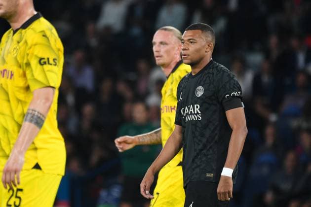 Champions League - PSG v Borussia Dortmund Kylian Mbappe during the UEFA Champions League 1st round Group F football match between Paris Saint-Germain (PSG) and Borussia Dortmund (BVB) at the Parc des Princes stadium in Paris, France on September 19, 2023. Photo by Lionel UrmanABACAPRESS.COM Paris France  Copyright: xUrmanxLionel ABACAx 868345_004 UrmanxLionel ABACAx 868345_004