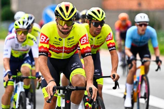 Sport Themen der Woche KW38 Sport Bilder des Tages Omloop van het Houtland 2023 LICHTERVELDE, BELGIUM - SEPTEMBER 20 : Van Keirsbulck Guillaume (BEL) of Bingoal WB pictured during the Omloop van het Houtland cycling with start in Eernegem and finish in Lichtervelde . on September 20, 2023 in Lichtervelde, Belgium, 20 09 2023 Lichtervelde Belgium  Copyright: xGvgx