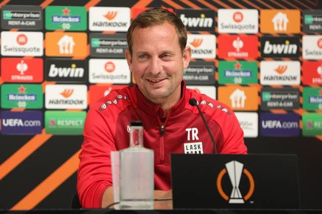 Football, EL, Linzer ASK, Press conference