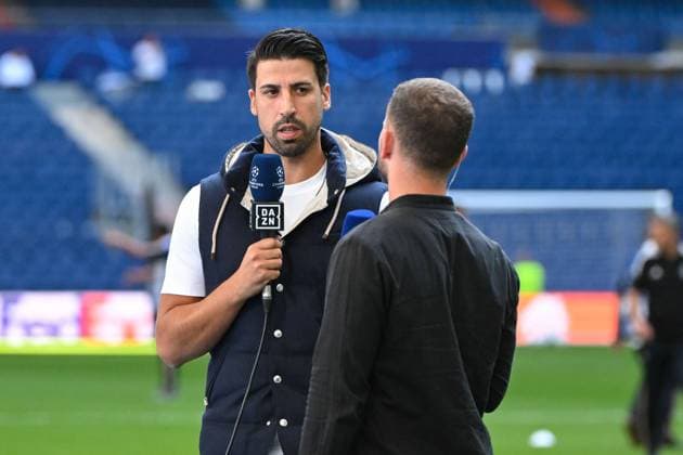 Football, men, season 2023 2024, Champions League Group C, 1 matchday , Real Madrid 1 FC Union Berlin, v l Sami Khedira in interview, gives an interview, 20 09 2023, Copyright: xMatthiasxKochx