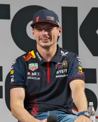 F1 driver Max Verstappen attends an event for F1 Japan Grand Prix Formula 1 Tokyo Festival 2023 at Kabuki-cho, Shinjuku in Tokyo, Japan on Wednesday, September 20, 2023.  TKP2023092017 KEIZOxMORI