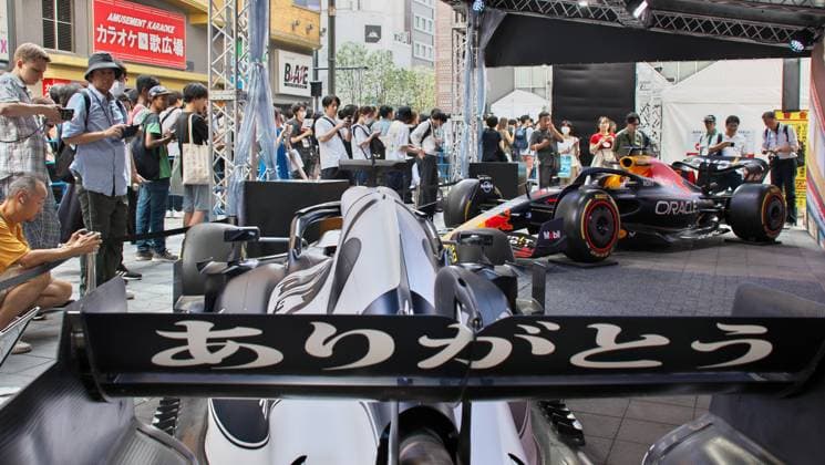 Formula 1, Japanese GP in Suzuka, show event in Tokyo