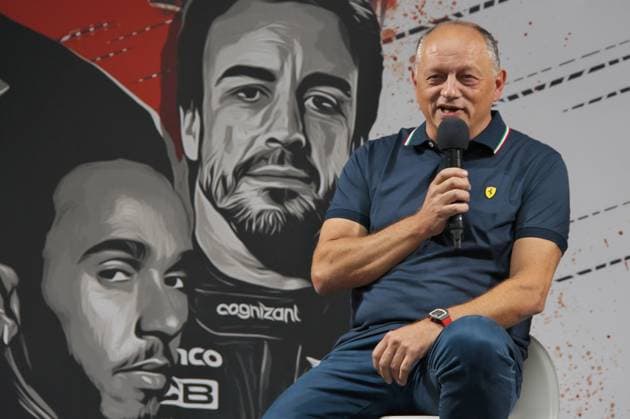 Ferrari F1 Team Representative, Frederic Vasseur attends an event for F1 Japan Grand Prix Formula 1 Tokyo Festival 2023 at Kabuki-cho, Shinjuku in Tokyo, Japan on Wednesday, September 20, 2023.  TKP2023092012 KEIZOxMORI