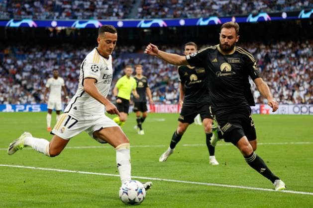Editorial use only Real Madrid v Union Berlin, UEFA Champions League match, Group C, date 1. Football, Santiago Bernabeu Stadium, Madrid, Spain - 20 Sept 2023 Editorial use only  Copyright: xShutterstockx 14113175f