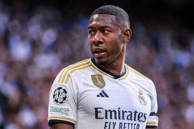 September 20, 2023: David Alaba of Real Madrid in action during the UEFA Champions League, Group C, football match played between Real Madrid and Union Berlin at Santiago Bernabeu stadium on September 20, 2023, in Madrid, Spain. - ZUMAa181 20230920_zaa_a181_057 Copyright: xIrinaxR.xHipolitox