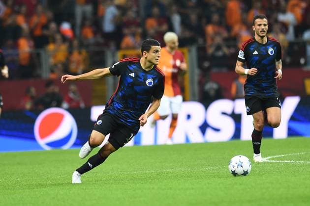 Mohamed Elyounoussi of F.C. Copenhagen during the UEFA Champions League match between Galatasaray and F.C. Copenhagen at Ali Sami Yen Sports Complex Rams Park Arena on September 20, 2023 in Istanbul, Turkey. Istanbul Turkey Copyright: xSeskimPhotox Gsaray-Copenhagen-20923 (40)