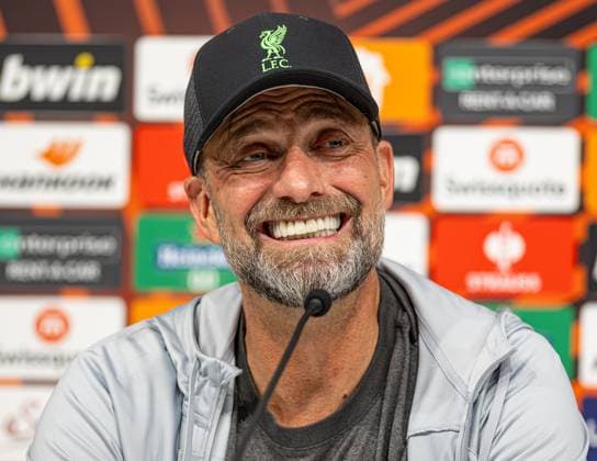 Football - UEFA Europa League - Group E - MD1 - LASK v Liverpool FC LINZ, AUSTRIA - Wednesday, September 20, 2023: Liverpool s xxxx during a pre-match press conference, PK, Pressekonferenz ahead of the UEFA Europa League Group E matchday 1 game between LASK and Liverpool FC at the Raiffeisen Arena. LINZ Raiffeisen Arena UPPER AUSTRIA AUSTRIA  Copyright: xDavidxRawcliffex P2023-09-20-LASK_Liverpool_MD-1-3