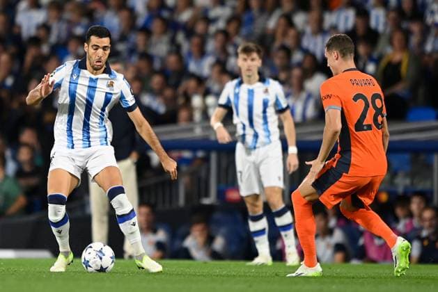 Editorial use only Real Sociedad v Inter Milan, UEFA Champions League match, Group D, date 1. Football, Reale Arena Stadium, San Sebastian, Spain - 20 Sept 2023 Editorial use only  Copyright: xShutterstockx 14113348m