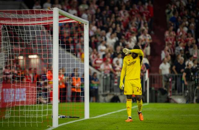 Munic, Germany 20th Sep 2023 Goalkeeper Andre Onana ManU FC Bayern Munich Manchester United 20 09 2023
