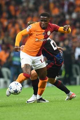 Wilfried Zaha of Galatasaray during the UEFA Champions League match between Galatasaray and F.C. Copenhagen at Ali Sami Yen Sports Complex Rams Park Arena on September 20, 2023 in Istanbul, Turkey. Istanbul Turkey Copyright: xSeskimPhotox Gsaray-Copenhagen-20923 (145)