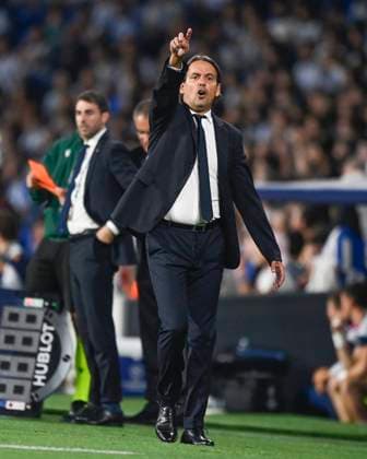 ESP: Real Sociedad v Inter Milan. UEFA Champions League match, Group D, date 1 FC Internazionale head coach Simone Inzaghiduring the UEFA Champions League match, Group D, between Real Sociedad and Inter Milan played at Reale Arena Stadium on September 20, 2023 in San Sebastian Spain. kpng Copyright: xCesarxOrtizx xPRESSINPHOTOx PS_230920_1288