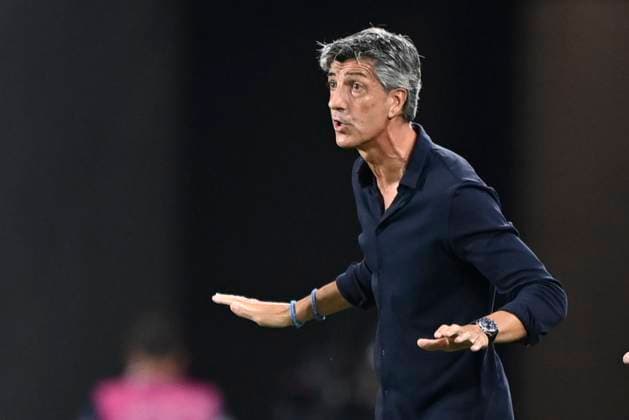 ESP: Real Sociedad v Inter Milan. UEFA Champions League match, Group D, date 1 Real Sociedad head coach Imanol Alguacilduring the UEFA Champions League match, Group D, between Real Sociedad and Inter Milan played at Reale Arena Stadium on September 20, 2023 in San Sebastian Spain. kpng Copyright: xCesarxOrtizx xPRESSINPHOTOx PS_230920_1297