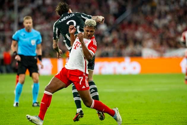 7 Gnabry, Champions League, FC Bayern Muenchen vs Manchester United, Allianz Arena, Munich 20 09 2023 Â