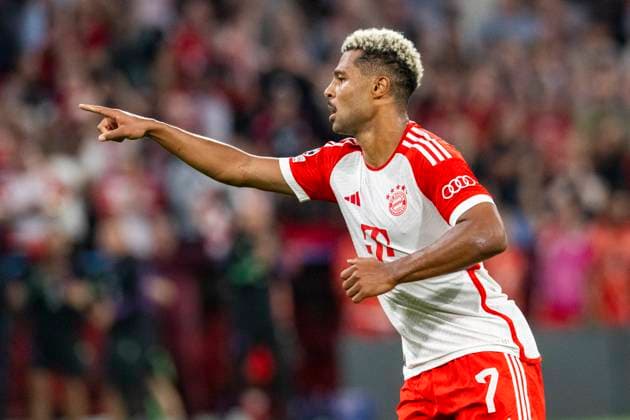 7 Gnabry, Champions League, FC Bayern Muenchen vs Manchester United, Allianz Arena, Munich 20 09 2023 Â