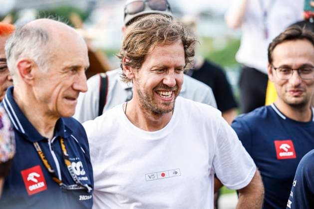 VETTEL Sebastian, former F1 driver Buzzing Corner project in support of biodiversity of bee during the 2023 Formula 1 Lenovo Japanese Grand Prix, 16th round of the 2023 Formula One World Championship, WM, Weltmeisterschaft from September 22 to 24, 2023 on the Suzuka International Racing Course, in Suzuka - F1 - JAPANESE GRAND PRIX 2023 DPPI Panoramic  00123036__R3_3266