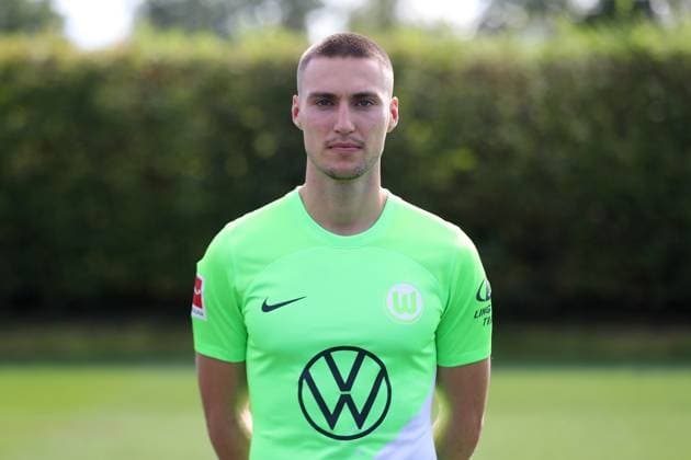 VfL Wolfsburg Wolfsburg, 20 09 2023, FOOTBALL VfL Wolfsburg, 1 Bundesliga, season 2023 24 photo session, Kilian Fischer VfL Wolfsburg Wolfsburg