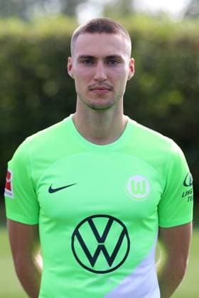 VfL Wolfsburg Wolfsburg, 20 09 2023, FOOTBALL VfL Wolfsburg, 1 Bundesliga, season 2023 24 photo session, Kilian Fischer VfL Wolfsburg Wolfsburg