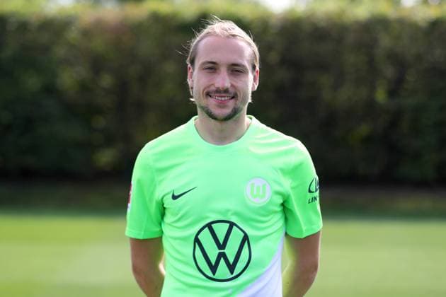 VfL Wolfsburg Wolfsburg, 20 09 2023, FOOTBALL VfL Wolfsburg, 1 Bundesliga, season 2023 24 photo session, Lovro Majer VfL Wolfsburg Wolfsburg