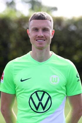 VfL Wolfsburg Wolfsburg, 20 09 2023, FOOTBALL VfL Wolfsburg, 1 Bundesliga, season 2023 24 photo session, Yannick Gerhardt VfL Wolfsburg Wolfsburg