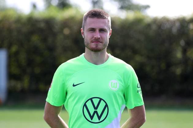 VfL Wolfsburg Wolfsburg, 20 09 2023, FOOTBALL VfL Wolfsburg, 1 Bundesliga, season 2023 24 photo session, Mattias Svanberg VfL Wolfsburg Wolfsburg
