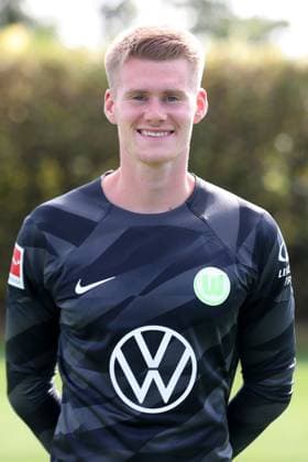 VfL Wolfsburg Wolfsburg, 20 09 2023, FOOTBALL VfL Wolfsburg, 1 Bundesliga, season 2023 24 photo opportunity, goalkeeper Philipp Schulze VfL Wolfsburg Wolfsburg