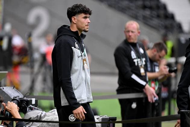 21 09 2023, xjhx, football UEFA Conference League, Eintracht Frankfurt FC Aberdeen emspor, v l Nacho Ferri of Eintracht Frankfurt DFL DFB REGULATIONS PROHIBIT ANY USE OF PHOTOGRAPHS as IMAGE SEQUENCES and or QUASI VIDEO Frankfurt am Main