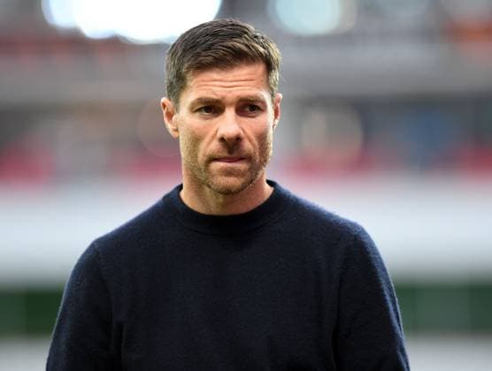 21 09 2023, Leverkusen, Germany, BayARENA, Bayer Leverkusen vs BK Haecken UEFA Europa League 2023 2024 Group H, coach Xabier Xabi Alonso Bayer 04 Leverkusen looks photo Ralf Treese Leverkusen BayARENA North Rhine Westphalia Germany 521_LEVHAE20230921_005 Treese-521