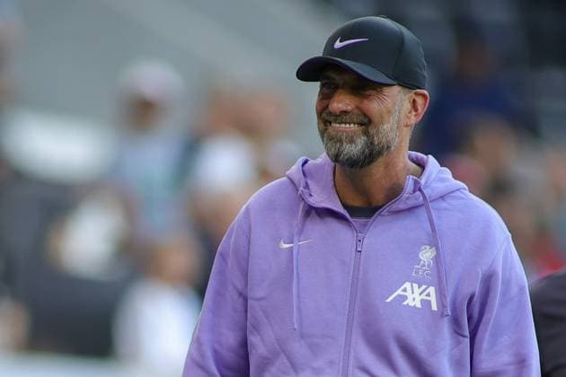 SOCCER - UEFA EL, LASK vs Liverpool LINZ,AUSTRIA,21.SEP.23 - SOCCER - UEFA Europa League, group stage, Linzer ASK vs Liverpool FC. Image shows head coach Juergen Klopp (Liverpool).  GEPAxpictures xManuelxBinder