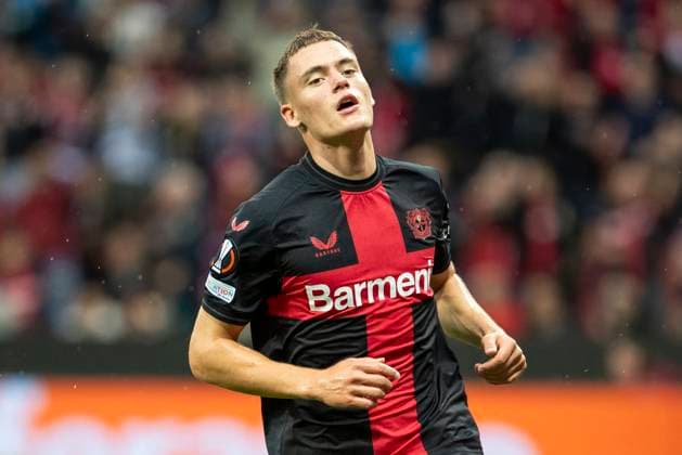 UEFA Europa League, Bayer Leverkusen BK Haecken, 21 09 2023 Florian WIRTZ Bayer 04 Leverkusen, 10 after his goal to 1 0, UEFA Europa League, Bayer 04 Leverkusen BK Haecken, 1 group match, on 21 09 2023, BayArena, Leverkusen DFL regulations prohibit any use of photographs as image sequences and or quasi video Copyright: xBEAUTIFULxSPORTS Meuselx