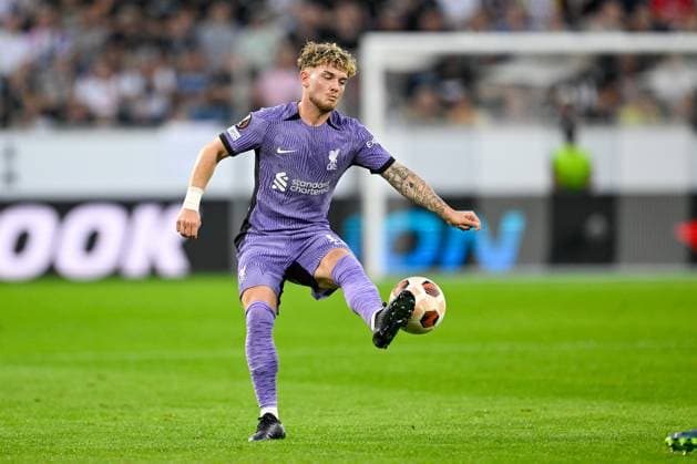 SOCCER - UEFA EL, LASK vs Liverpool LINZ,AUSTRIA,21.SEP.23 - SOCCER - UEFA Europa League, group stage, Linzer ASK vs Liverpool FC. Image shows Harvey Elliot (Liverpool).  GEPAxpictures xDanielxSchoenherr