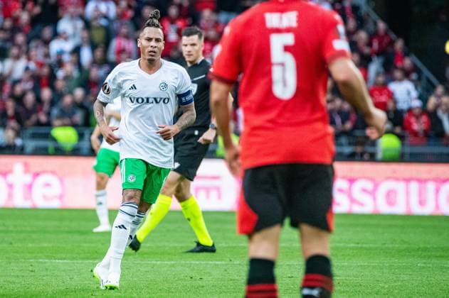 Tiaronn Chery (Maccabi Haifa) FOOTBALL : Stade Rennais x Maccabi Haifa - Ligue Europa - JournÃ e 1 - 21 09 2022 BaptisteAutissier Panoramic 