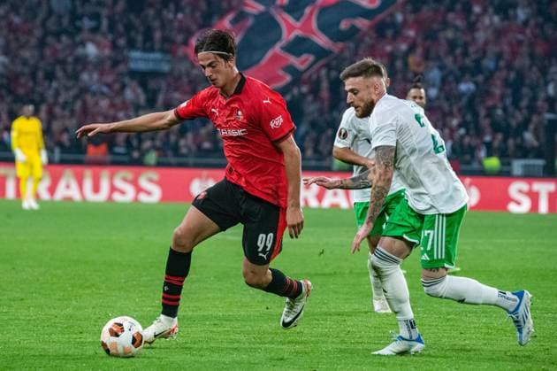 Bertug Yildirim (Stade Rennais) FOOTBALL : Stade Rennais x Maccabi Haifa - Ligue Europa - JournÃ e 1 - 21 09 2022 BaptisteAutissier Panoramic 