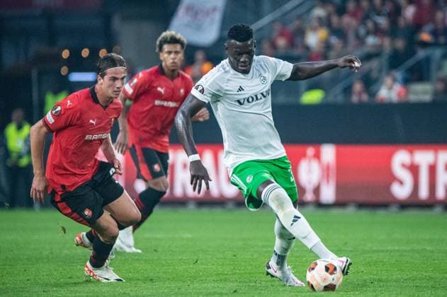 Abdoulaye Seck (Maccabi Haifa) FOOTBALL : Stade Rennais x Maccabi Haifa - Ligue Europa - JournÃ e 1 - 21 09 2022 BaptisteAutissier Panoramic 