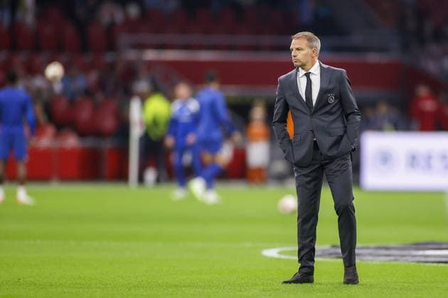 AMSTERDAM, 21-09-2023 JohanCruyff Arena, Europa League Football season 2023 2024 Match between Ajax and Olympique Marseille. Ajax trainer Maurice Steijn Ajax - Olympique Marseille  x22440089x Copyright:
