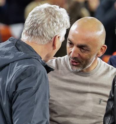 West Ham United v FK TSC BaÄka Topola UEFA Europa League David Moyes of West Ham United and Å½arko LazetiÄ? of FK TSC BaÄka Topola shaking hands during the UEFA Europa League Group A match at the London Stadium, Stratford Copyright: xChrisxMyattx FIL-18995-0006 UK Newspapers OUT