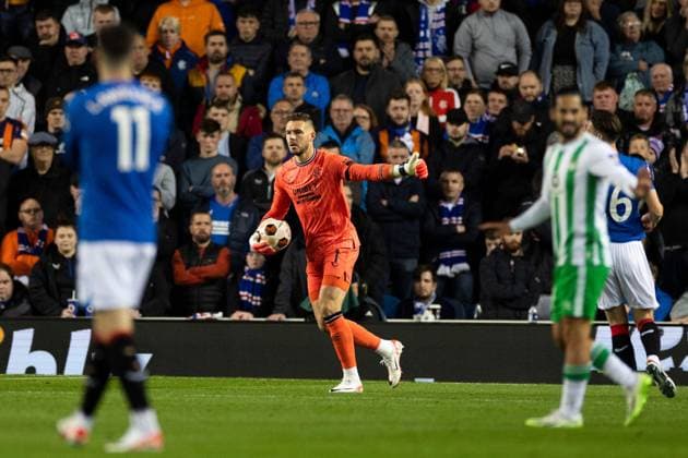 Rangers v Real Betis, UEFA Europa League, Group C, Football, Ibrox Stadium, Glasgow, UK - 21 Sep 2023  Copyright: xKirkxO Rourke RangersxFC Shutterstockx 14112753bb