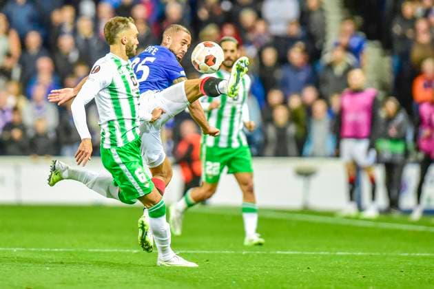 Rangers v Real Betis UEFA Europa League Kemar Roofe of Rangers during the UEFA Europa League Group C match at Ibrox Stadium, Glasgow Copyright: xJamiexJohnstonx FIL-18994-0052 UK Newspapers OUT